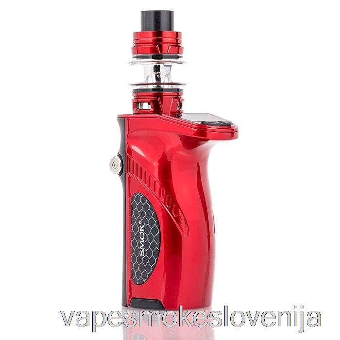 Vape Petrol Smok Mag Grip 100w & Tfv8 Baby V2 Začetni Komplet Rdeč/črn